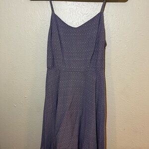 Elegant Purple Spaghetti Strap Dress